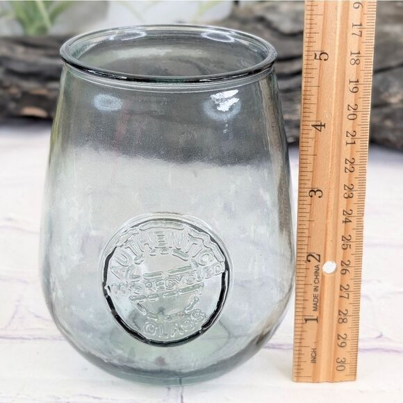 Authentic 100% Recycled Teal Glass (See My Other Teal Green Blue Glass) - Picture 8 of 9